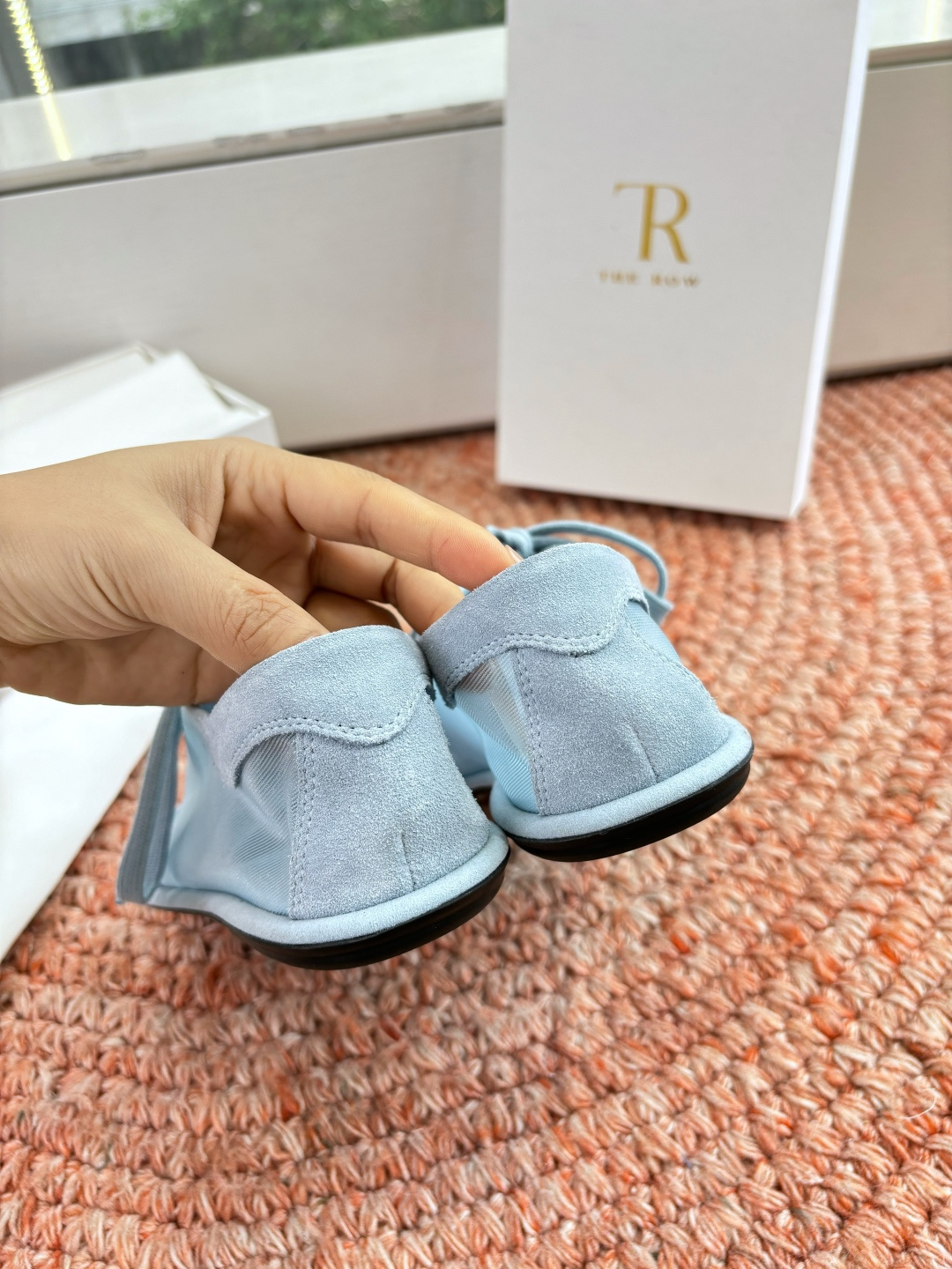 🌾G679所见即所得the ro*真皮圆头极简凉鞋真的是史上我穿过最最舒服的款式网纱玛丽珍乐福鞋太柔软啦