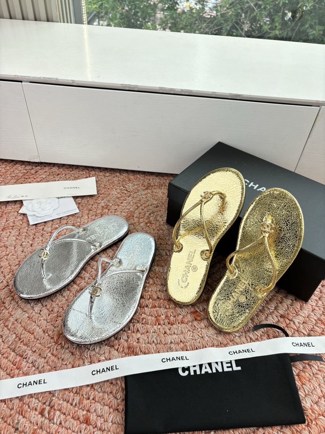 🌾G238😀顶级品质CHANE*｜小香2026走秀款夹脚拖鞋如果说季节有味道春夏应该是香香甜甜的人儿也跟