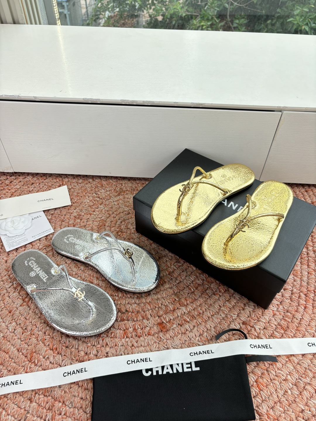 🌾G238😀顶级品质CHANE*｜小香2026走秀款夹脚拖鞋如果说季节有味道春夏应该是香香甜甜的人儿也跟