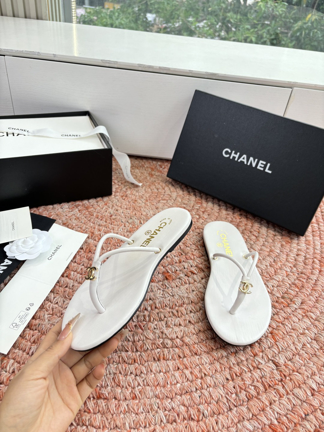 🌾G238😀顶级品质CHANE*｜小香2026走秀款夹脚拖鞋如果说季节有味道春夏应该是香香甜甜的人儿也跟