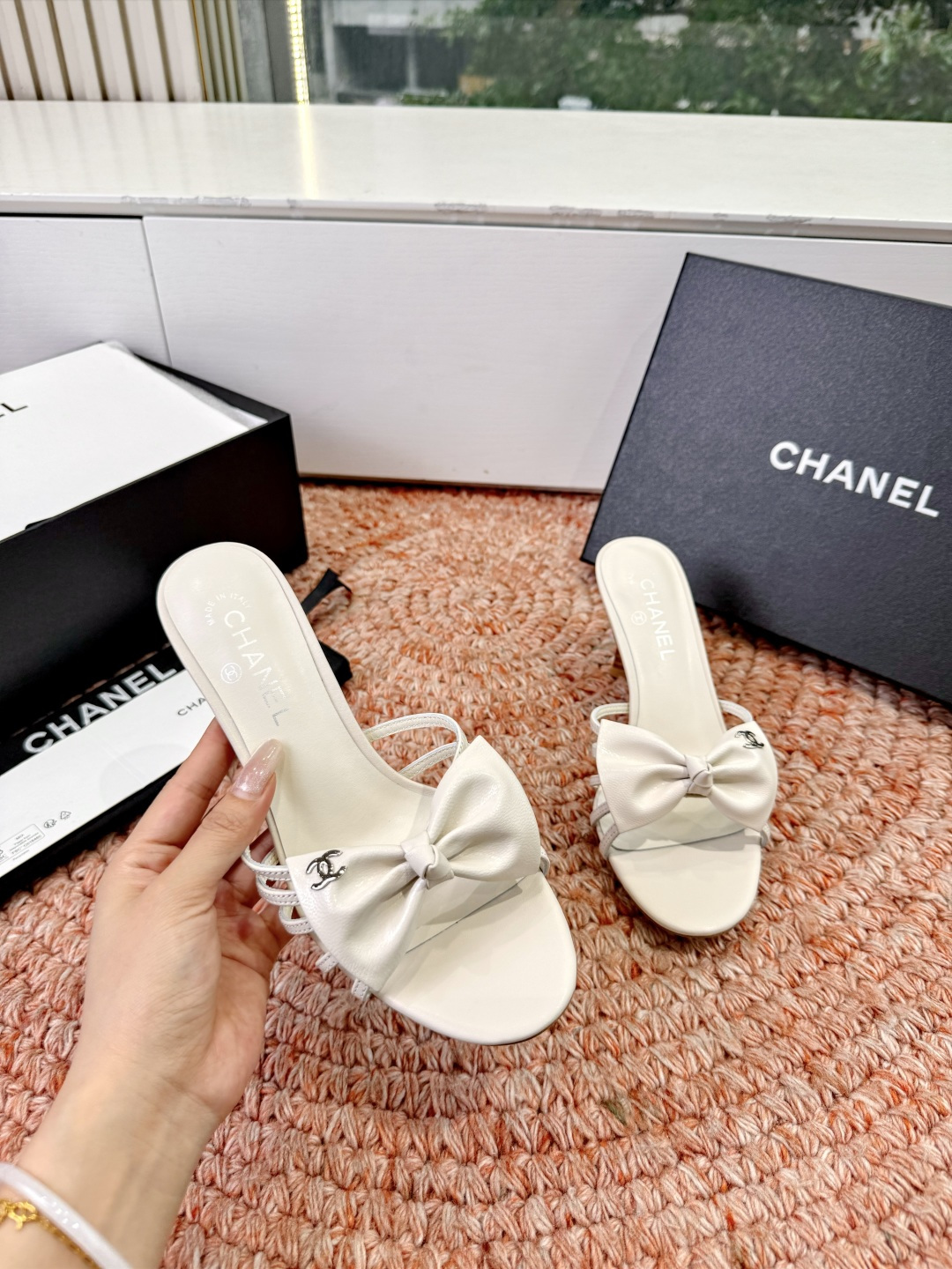 🌾G030😀顶级品质CHANE*｜小香2026走秀款猫跟蝴蝶结尖头高跟鞋如果说季节有味道春夏应该是香香甜