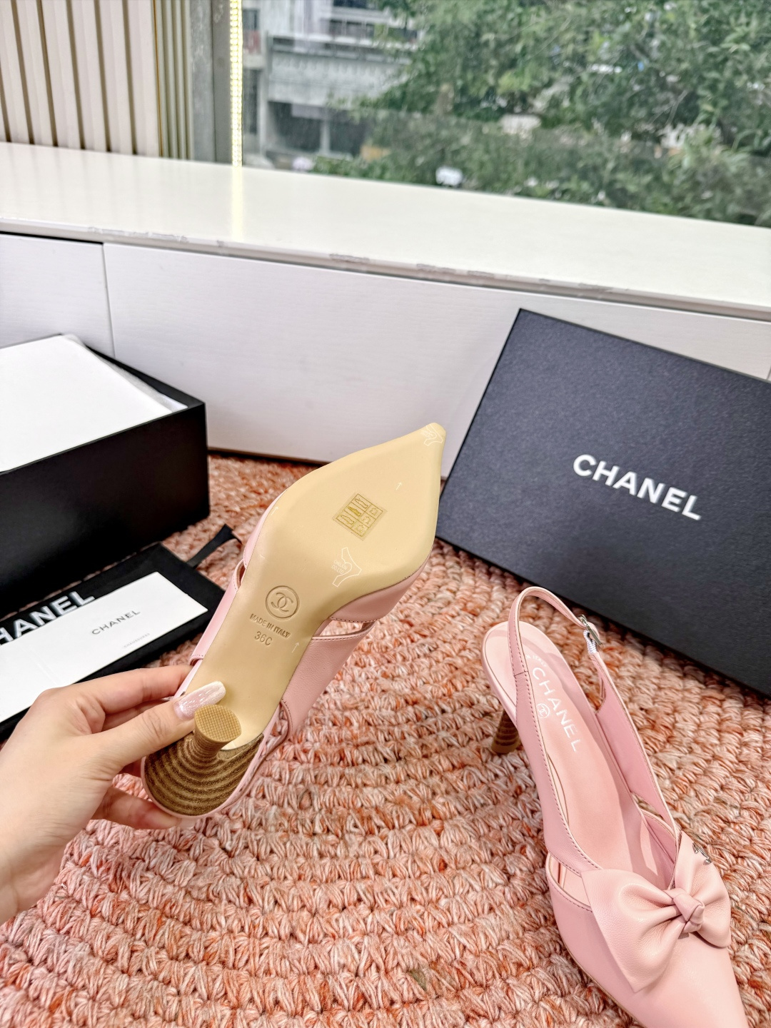 🌾G030😀顶级品质CHANE*｜小香2026走秀款猫跟蝴蝶结尖头高跟鞋如果说季节有味道春夏应该是香香甜