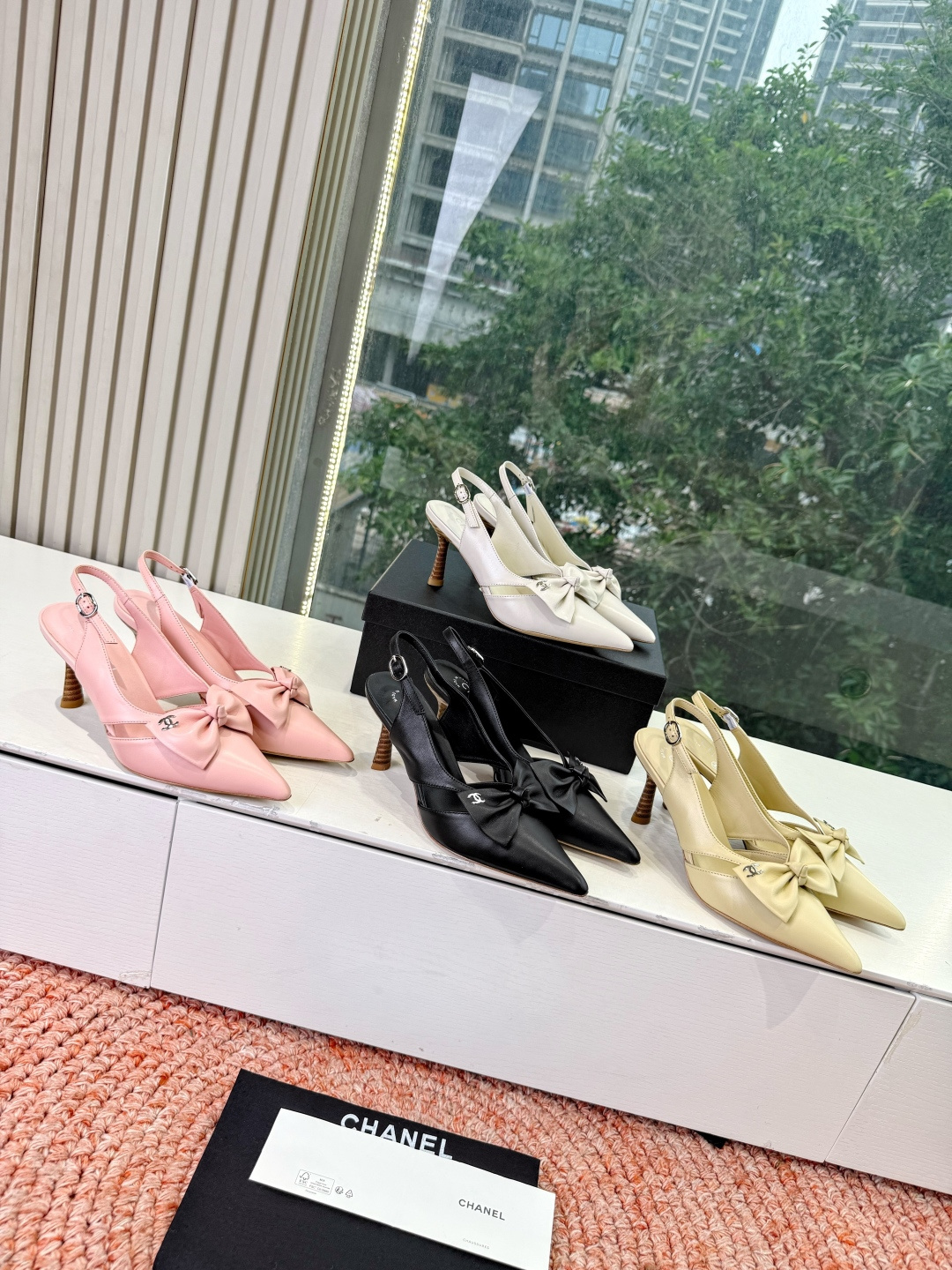 🌾G030😀顶级品质CHANE*｜小香2026走秀款猫跟蝴蝶结尖头高跟鞋如果说季节有味道春夏应该是香香甜