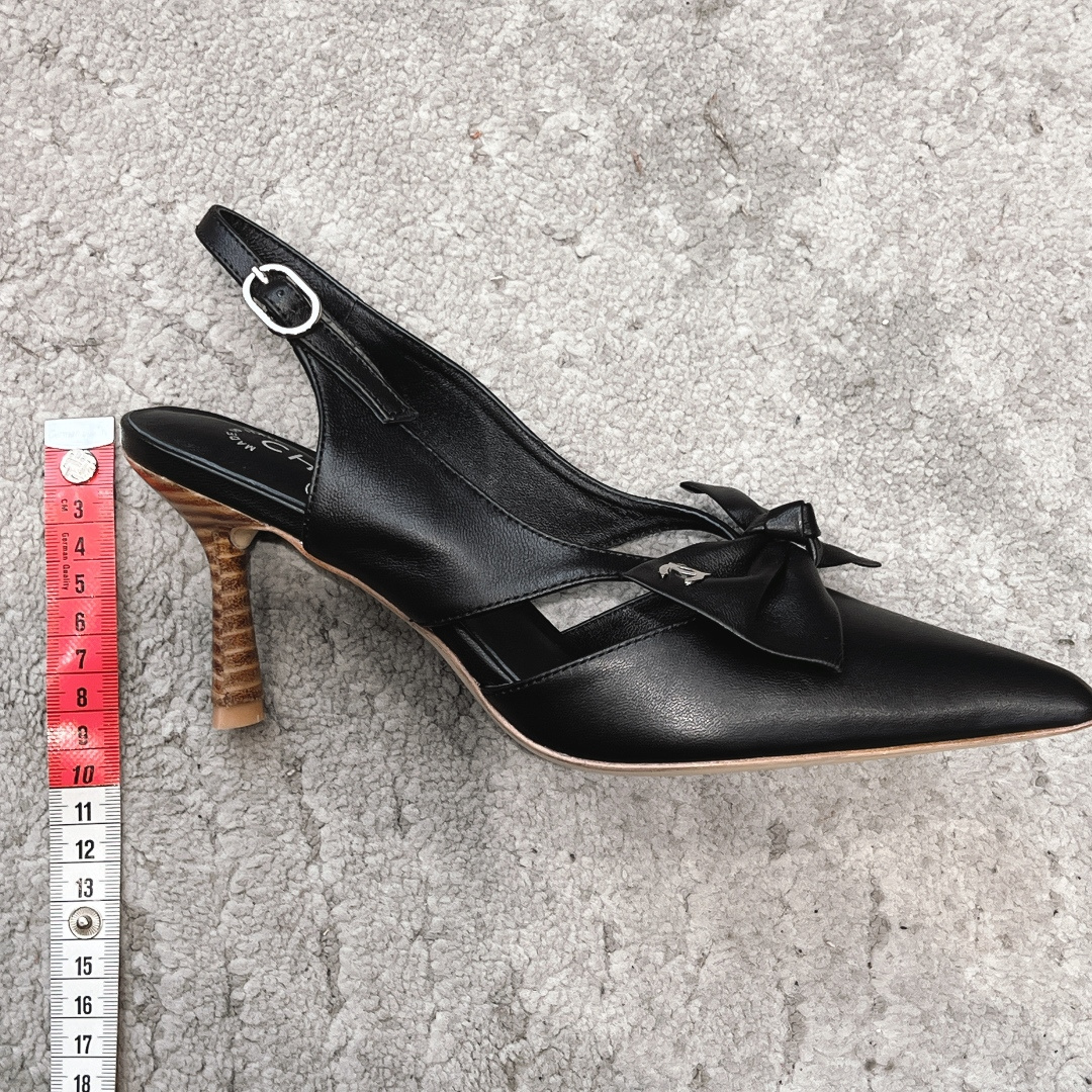 🌾G030😀顶级品质CHANE*｜小香2026走秀款猫跟蝴蝶结尖头高跟鞋如果说季节有味道春夏应该是香香甜