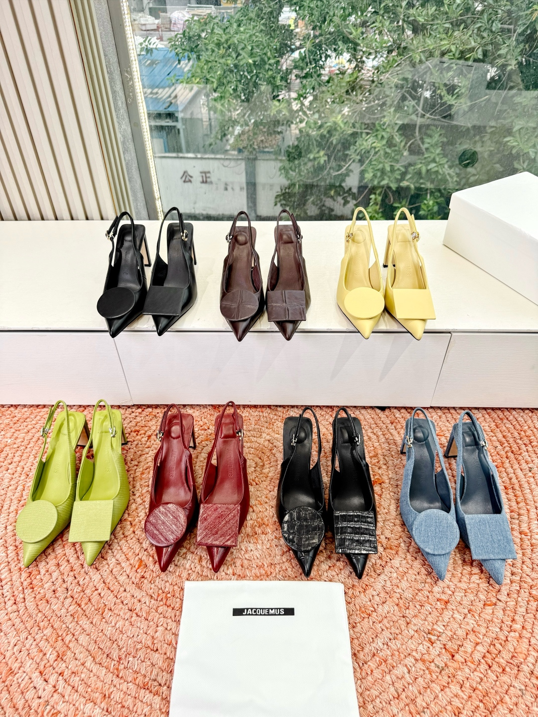 🌾G213顶级品质Lemair* 早春新款极简方头穆勒拖方头设计，自带一种慵懒的高级感。一脚蹬的穆勒版型