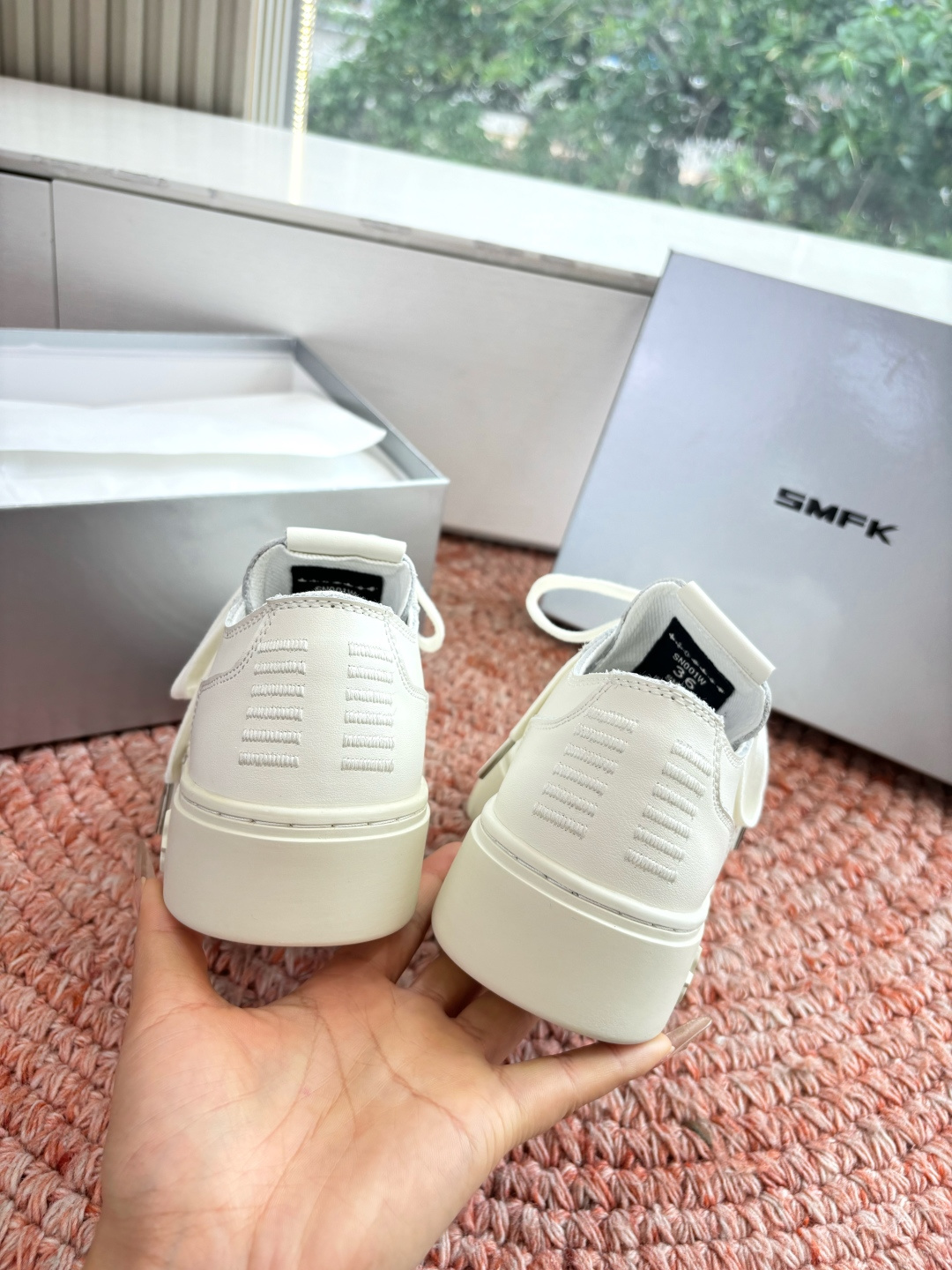🌾所见即所得G029顶级版SMFK十字2026早春新款厚底运动鞋👟专柜断货王，一眼心动💓质感拉满，上脚无
