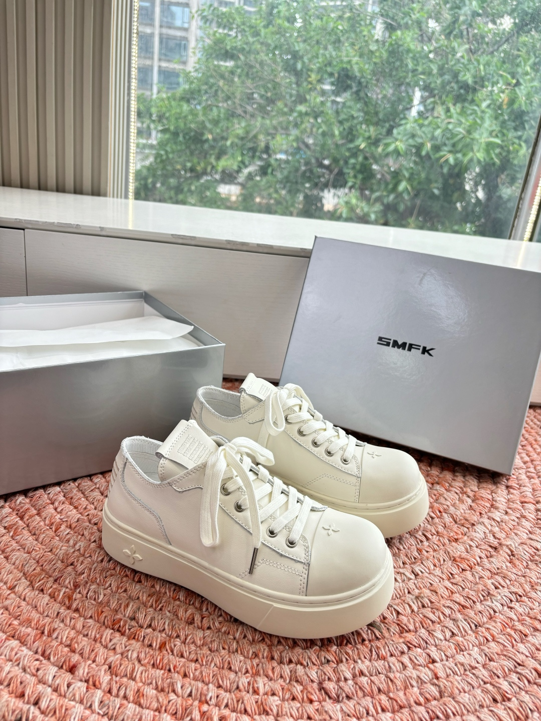 🌾所见即所得G029顶级版SMFK十字2026早春新款厚底运动鞋👟专柜断货王，一眼心动💓质感拉满，上脚无