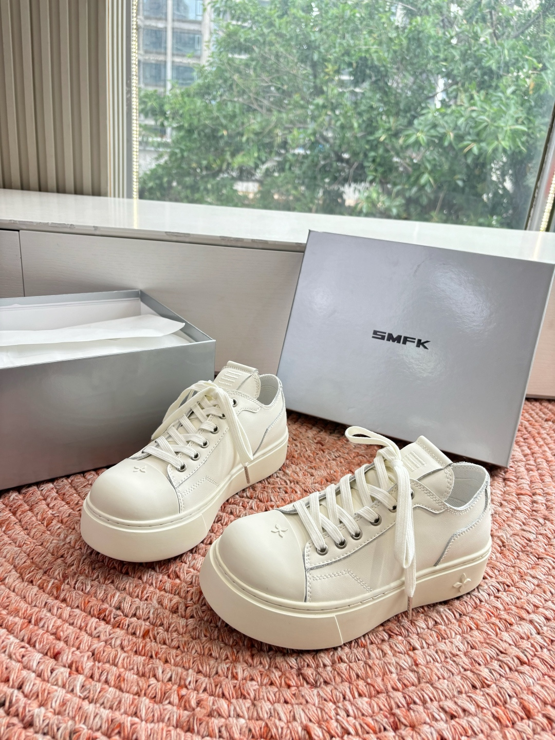 🌾所见即所得G029顶级版SMFK十字2026早春新款厚底运动鞋👟专柜断货王，一眼心动💓质感拉满，上脚无