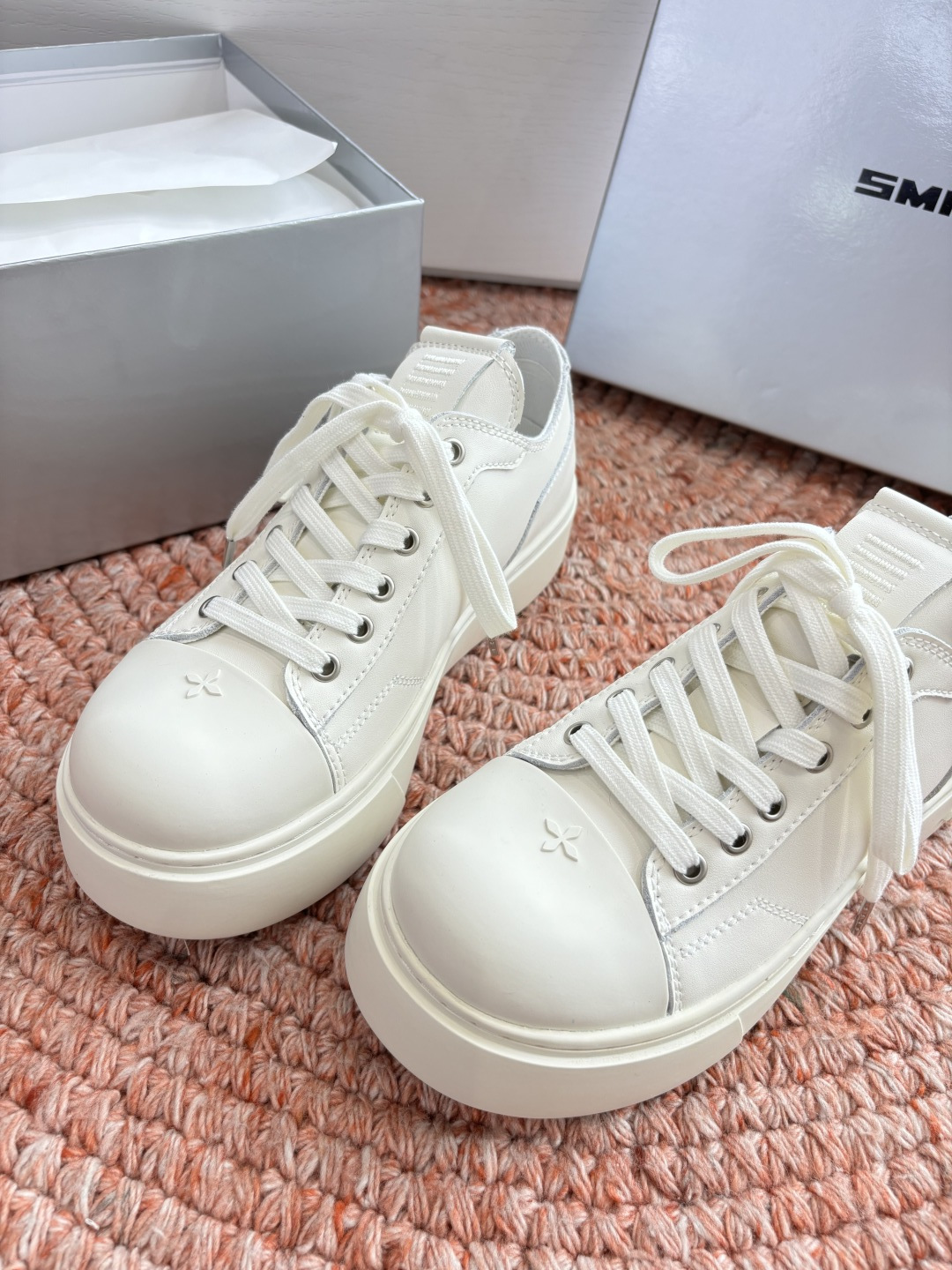 🌾所见即所得G029顶级版SMFK十字2026早春新款厚底运动鞋👟专柜断货王，一眼心动💓质感拉满，上脚无