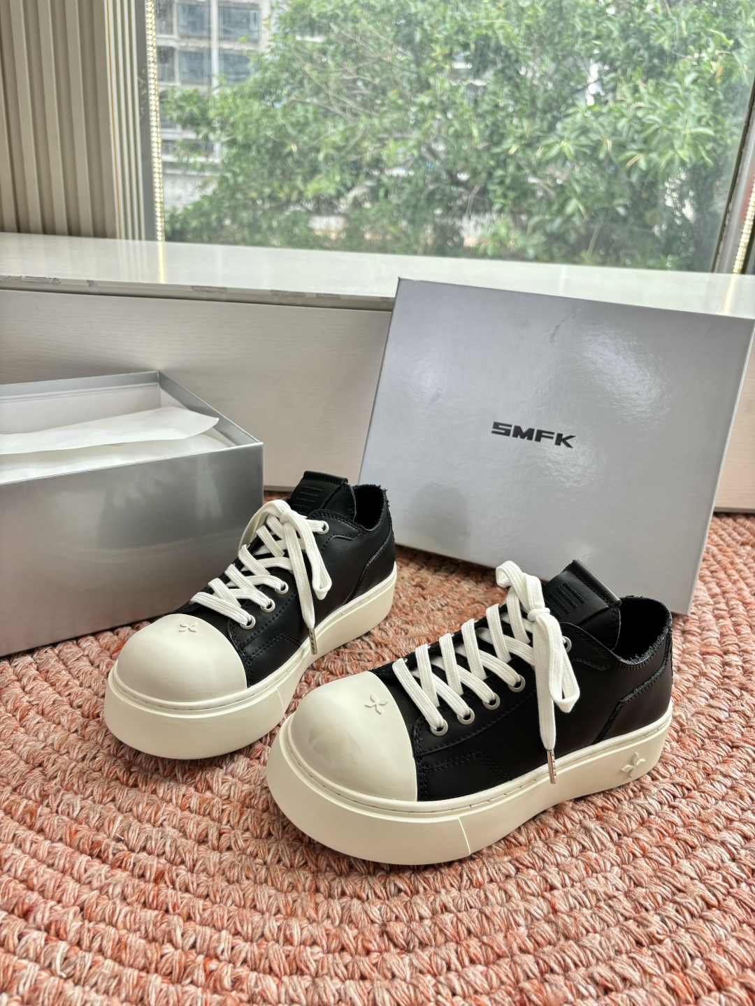 🌾所见即所得G029顶级版SMFK十字2026早春新款厚底运动鞋👟专柜断货王，一眼心动💓质感拉满，上脚无