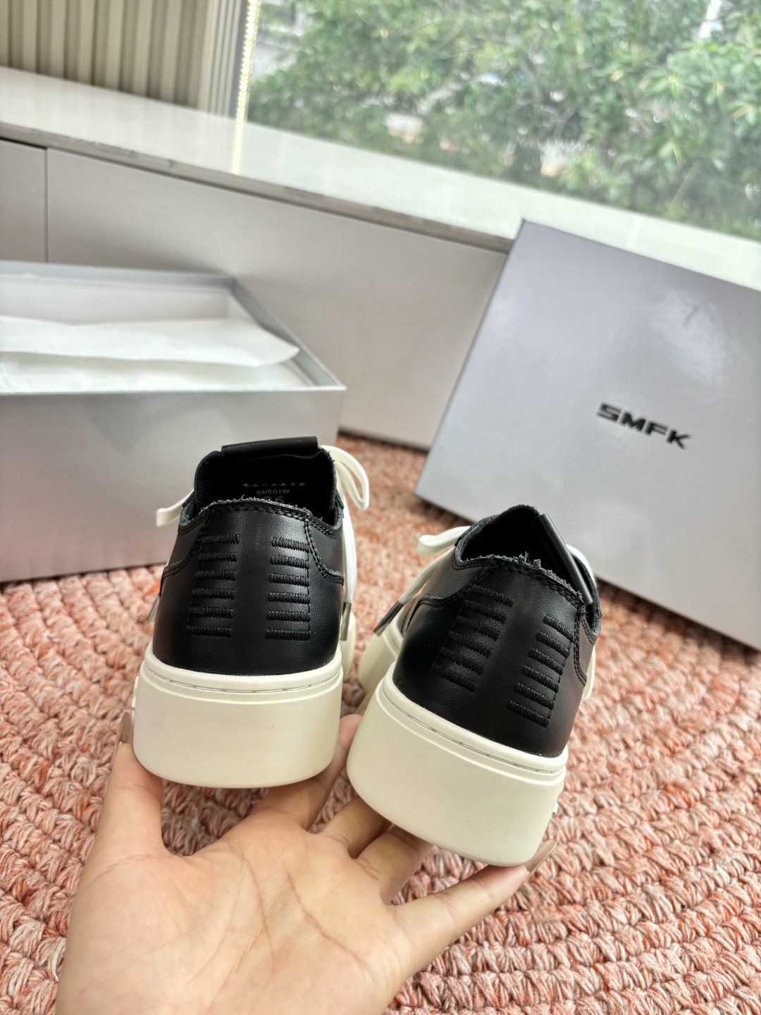 🌾所见即所得G029顶级版SMFK十字2026早春新款厚底运动鞋👟专柜断货王，一眼心动💓质感拉满，上脚无