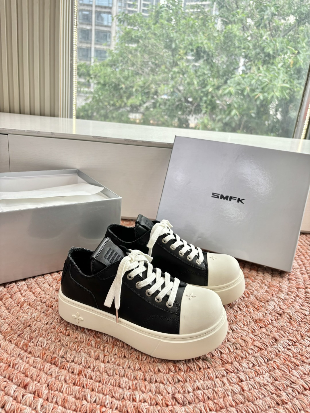 🌾所见即所得G029顶级版SMFK十字2026早春新款厚底运动鞋👟专柜断货王，一眼心动💓质感拉满，上脚无