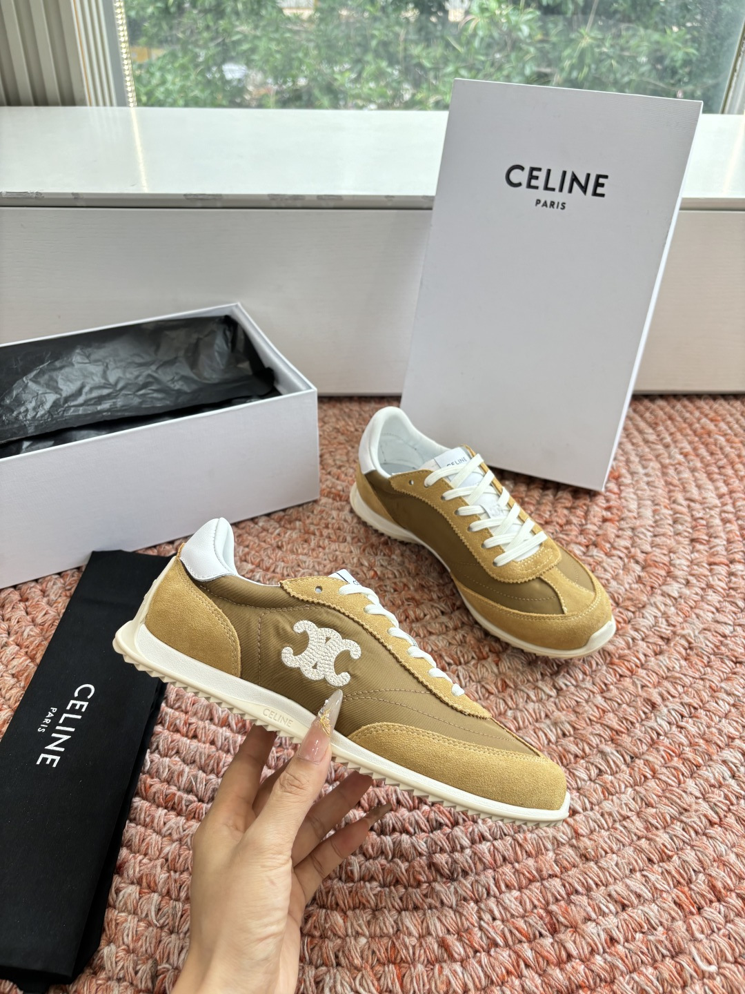 🌾主打一个出货快品质好G039所见即所得代购级别CELINE｜赛琳思琳春夏最新款Racer系列 阿甘鞋 