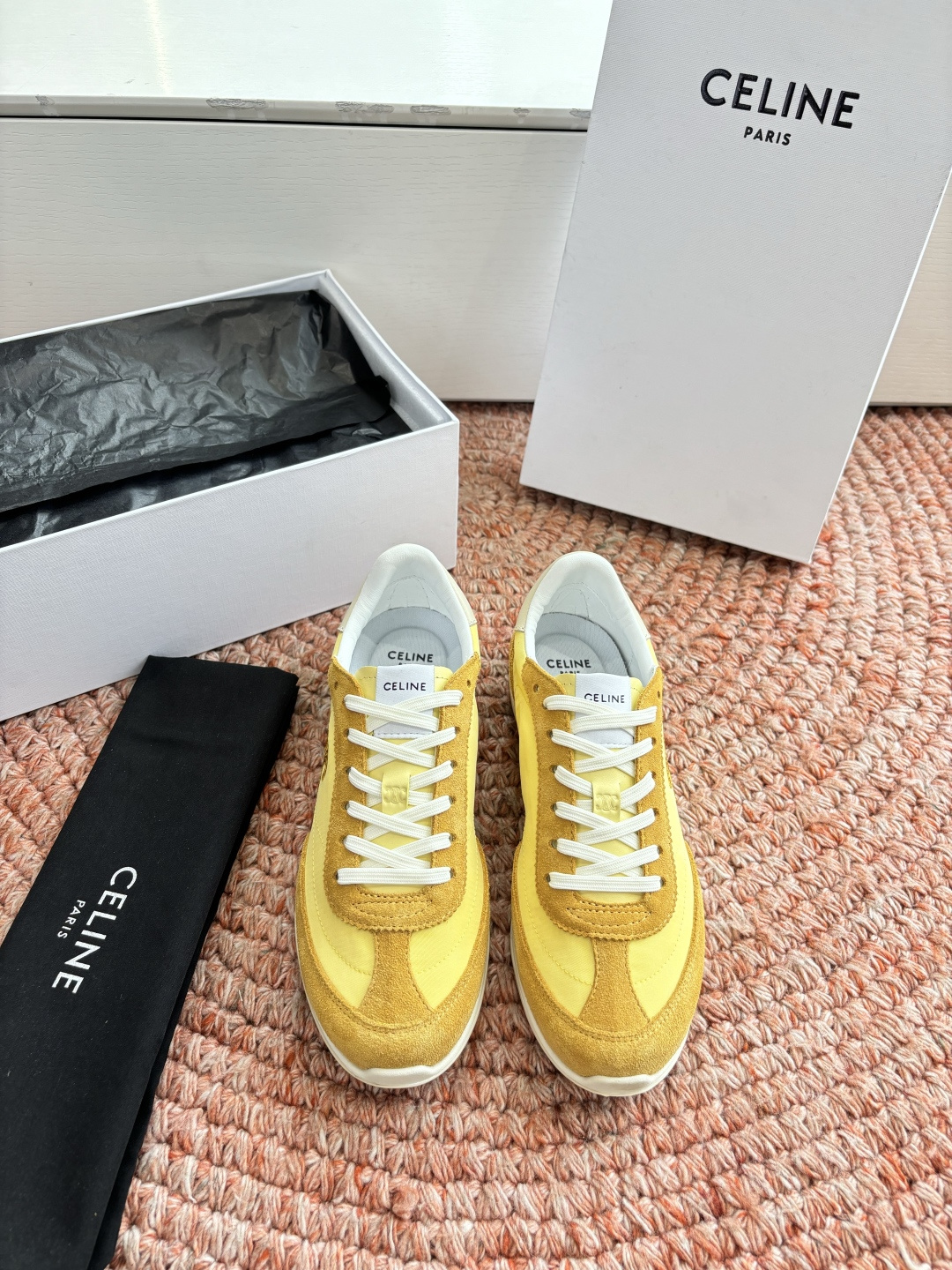 🌾主打一个出货快品质好G039所见即所得代购级别CELINE｜赛琳思琳春夏最新款Racer系列 阿甘鞋 