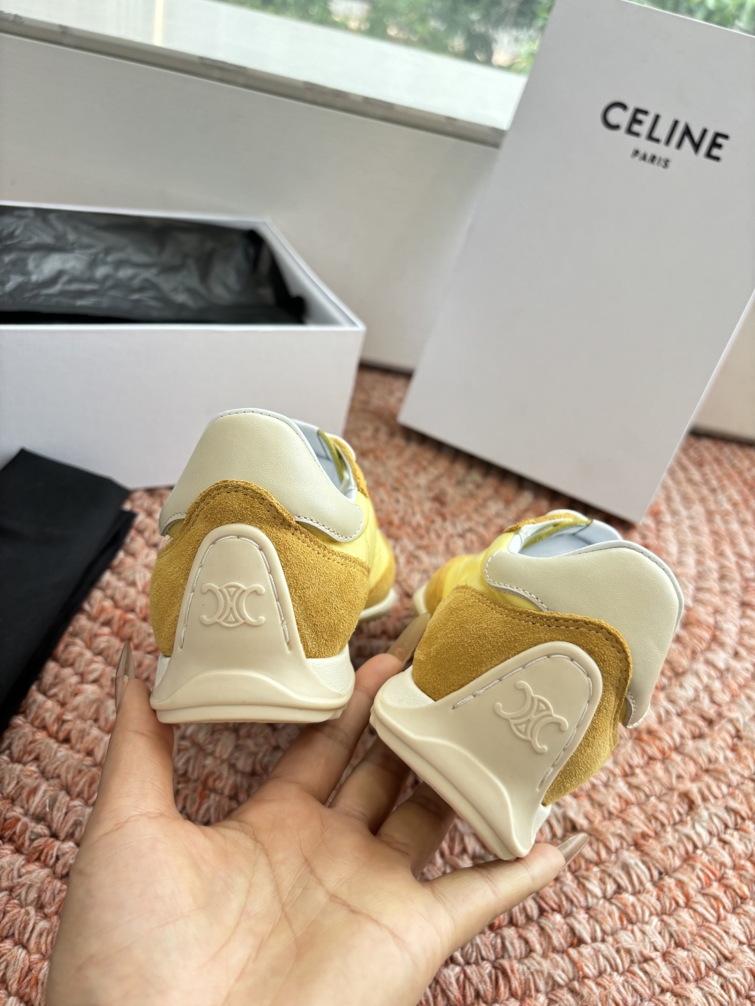 🌾主打一个出货快品质好G039所见即所得代购级别CELINE｜赛琳思琳春夏最新款Racer系列 阿甘鞋 