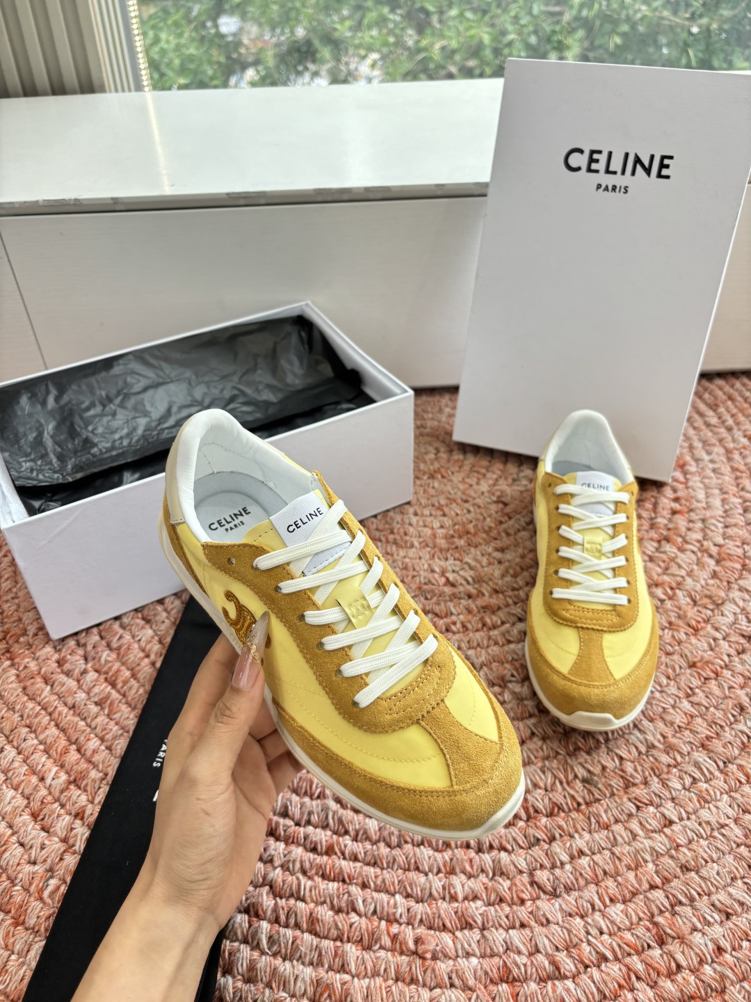 🌾主打一个出货快品质好G039所见即所得代购级别CELINE｜赛琳思琳春夏最新款Racer系列 阿甘鞋 