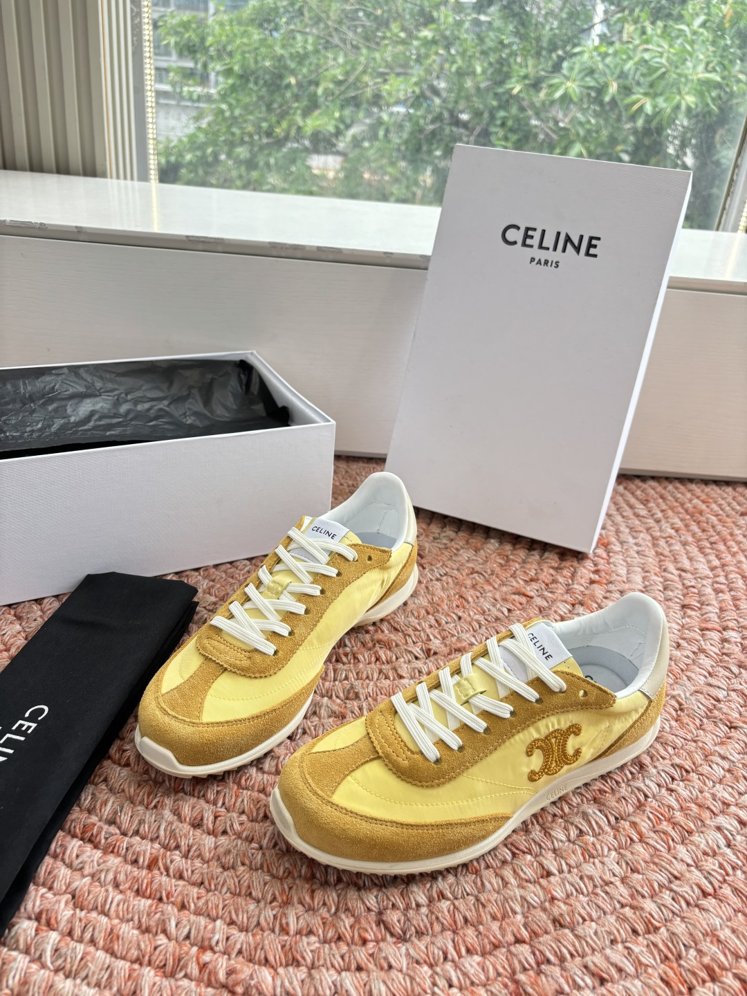 🌾主打一个出货快品质好G039所见即所得代购级别CELINE｜赛琳思琳春夏最新款Racer系列 阿甘鞋 