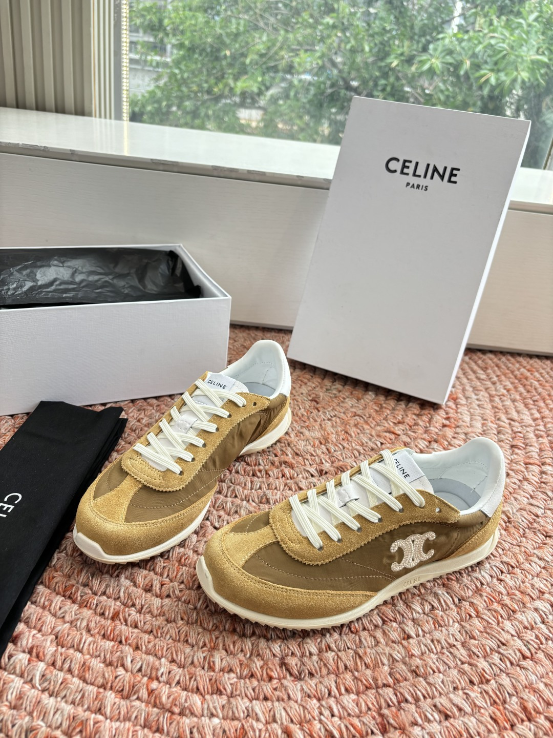 🌾主打一个出货快品质好G039所见即所得代购级别CELINE｜赛琳思琳春夏最新款Racer系列 阿甘鞋 