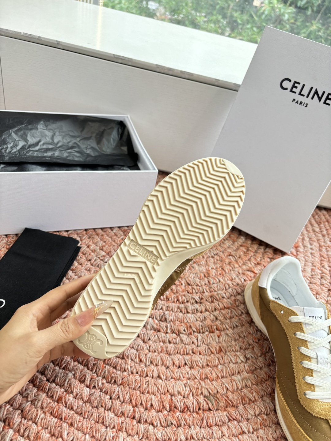 🌾主打一个出货快品质好G039所见即所得代购级别CELINE｜赛琳思琳春夏最新款Racer系列 阿甘鞋 