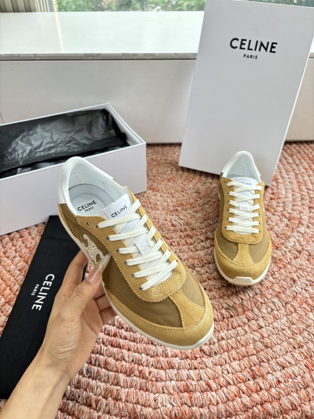 🌾主打一个出货快品质好G039所见即所得代购级别CELINE｜赛琳思琳春夏最新款Racer系列 阿甘鞋 