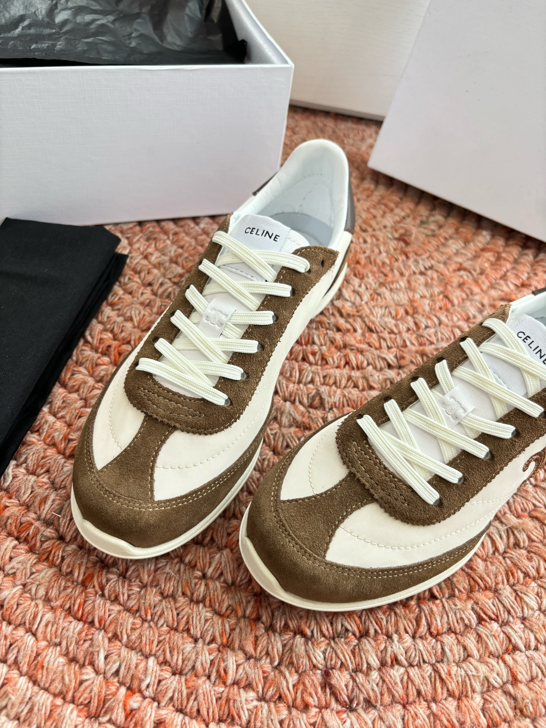 🌾主打一个出货快品质好G039所见即所得代购级别CELINE｜赛琳思琳春夏最新款Racer系列 阿甘鞋 
