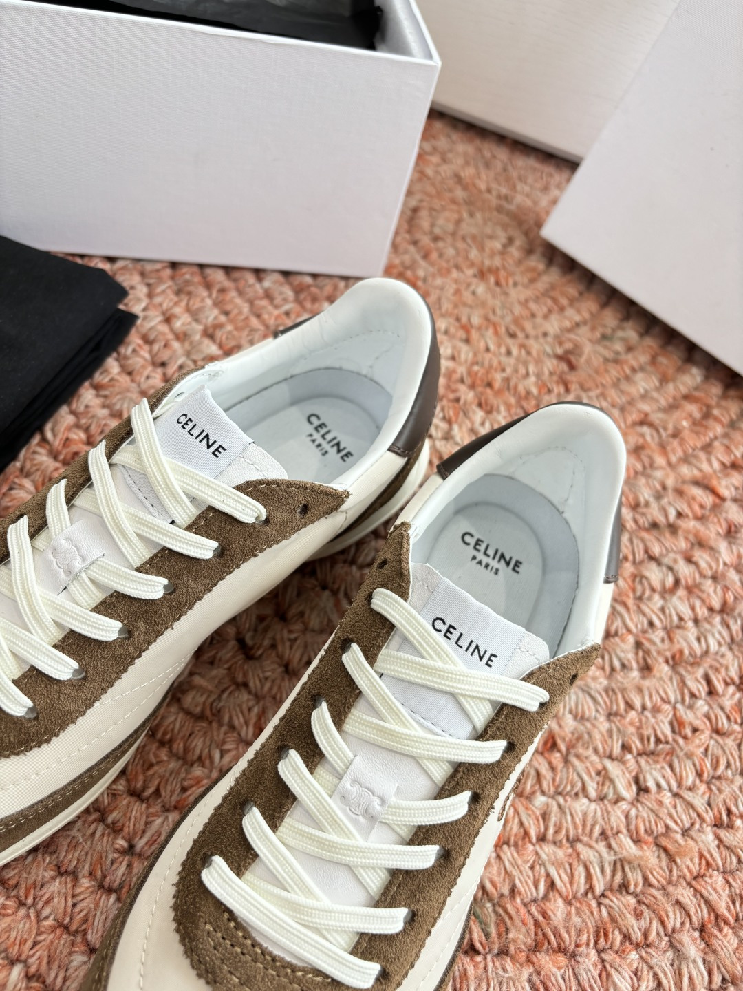🌾主打一个出货快品质好G039所见即所得代购级别CELINE｜赛琳思琳春夏最新款Racer系列 阿甘鞋 