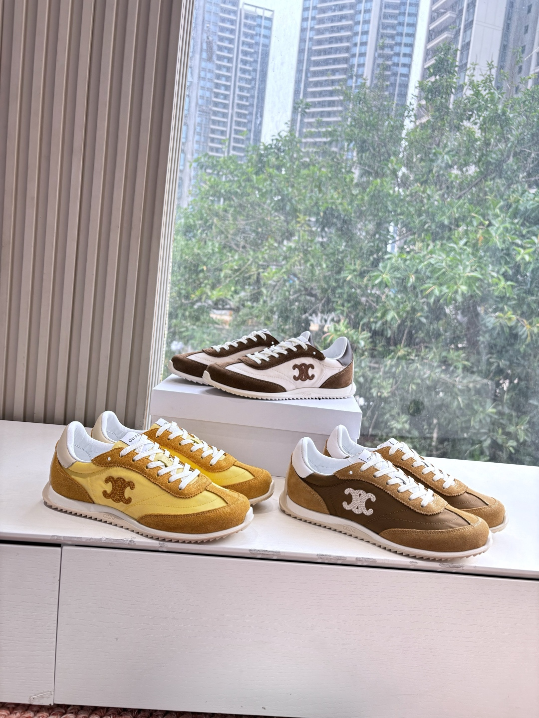 🌾主打一个出货快品质好G039所见即所得代购级别CELINE｜赛琳思琳春夏最新款Racer系列 阿甘鞋 