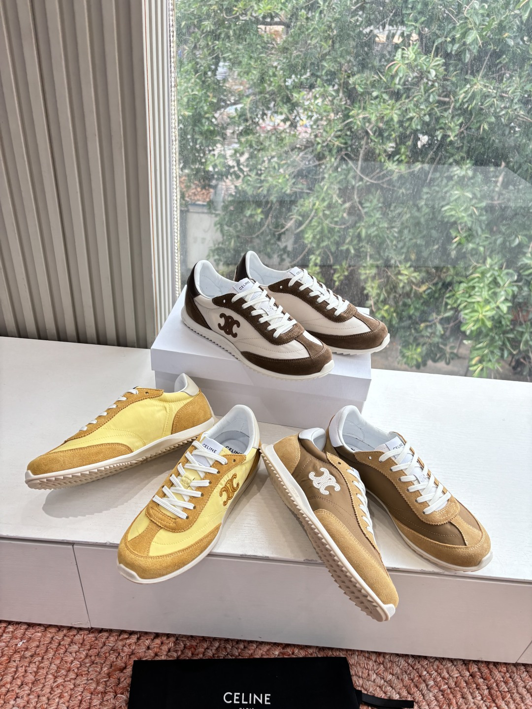 🌾主打一个出货快品质好G039所见即所得代购级别CELINE｜赛琳思琳春夏最新款Racer系列 阿甘鞋 