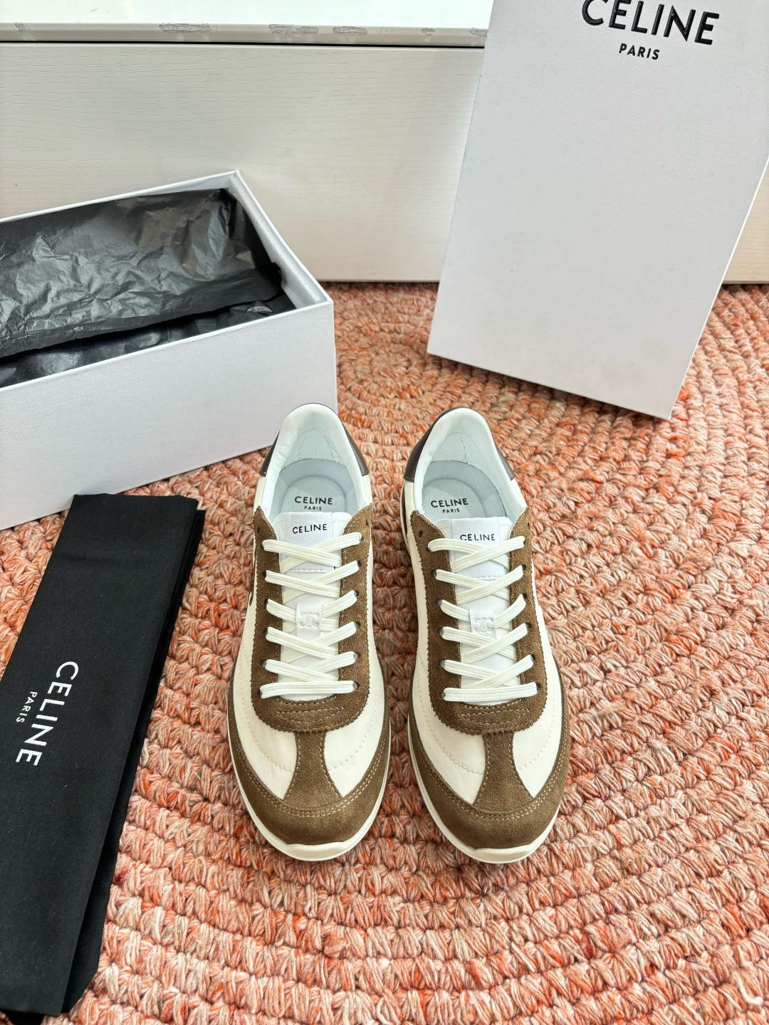 🌾主打一个出货快品质好G039所见即所得代购级别CELINE｜赛琳思琳春夏最新款Racer系列 阿甘鞋 