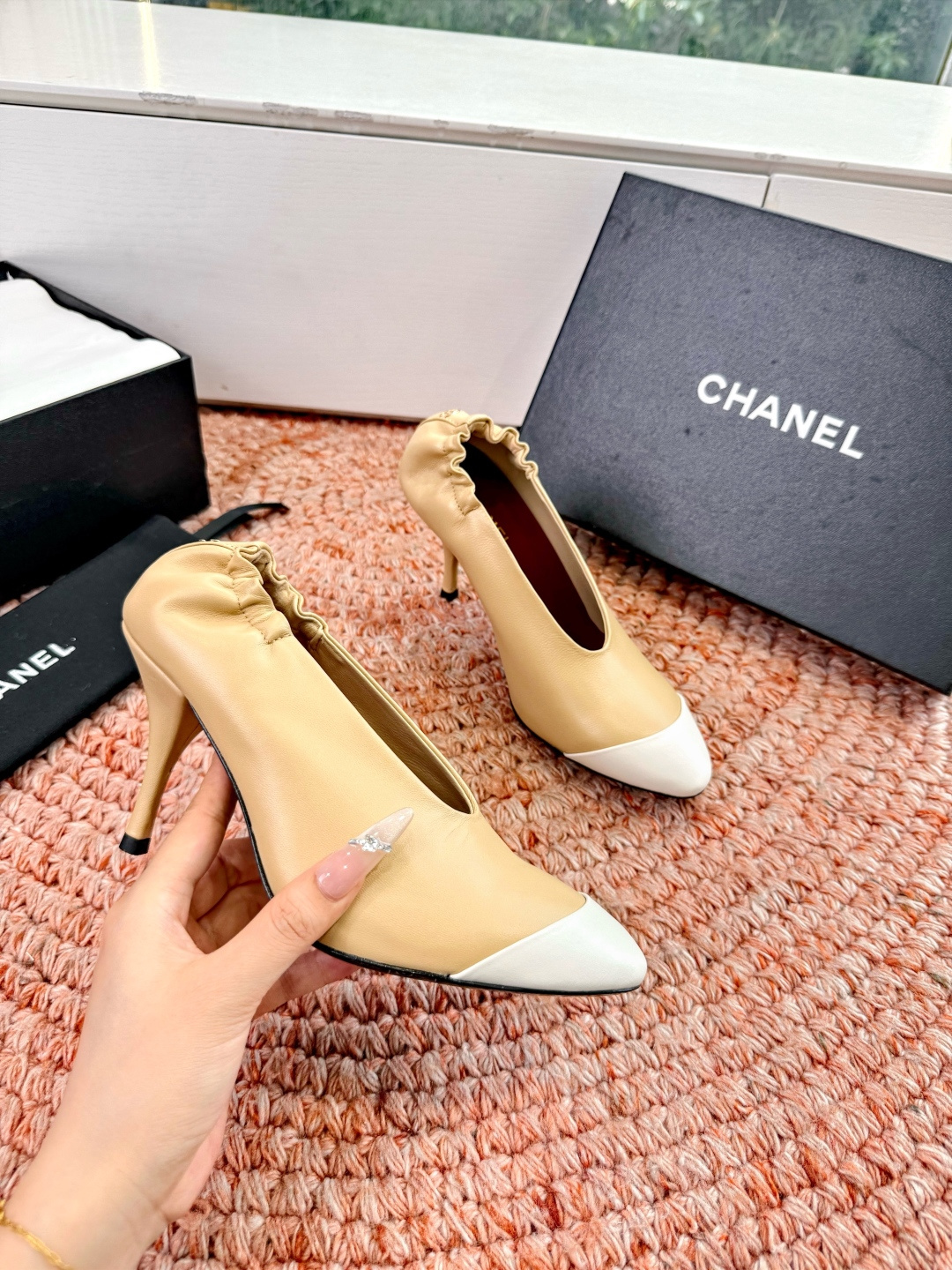 🌾G238😀顶级品质CHANE*｜小香2026走秀款高跟单鞋如果说季节有味道春夏应该是香香甜甜的人儿也跟
