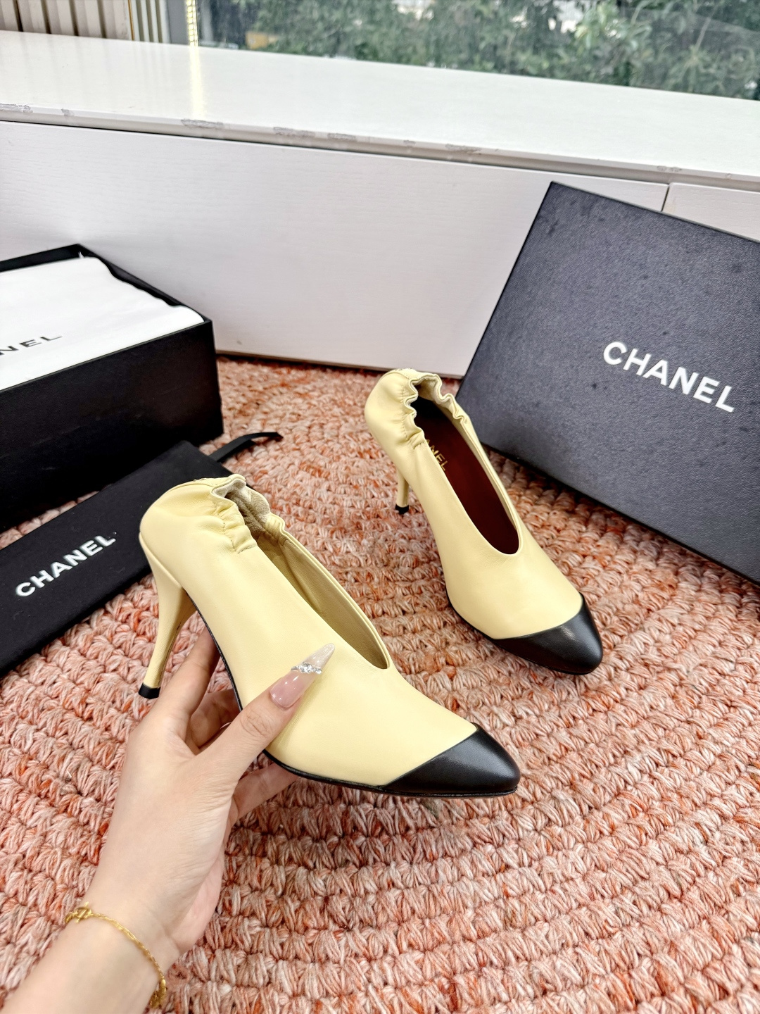 🌾G238😀顶级品质CHANE*｜小香2026走秀款高跟单鞋如果说季节有味道春夏应该是香香甜甜的人儿也跟