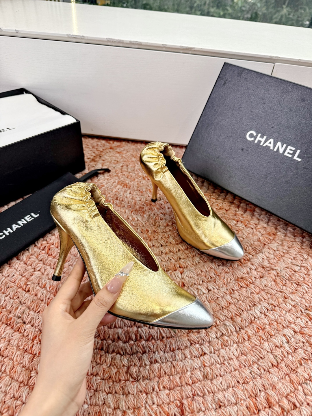 🌾G238😀顶级品质CHANE*｜小香2026走秀款高跟单鞋如果说季节有味道春夏应该是香香甜甜的人儿也跟