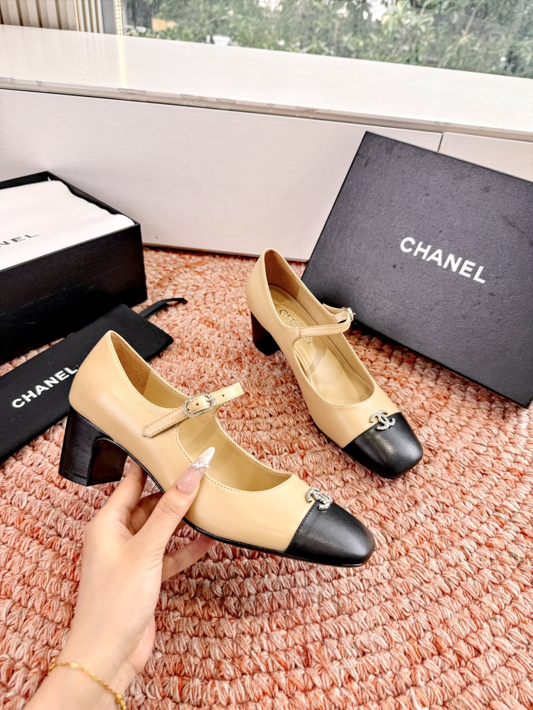 🌾G391代购级CHANE*2026小香奈儿早春爆品玛丽珍单鞋妥妥的自留款！！比经典款Slingback