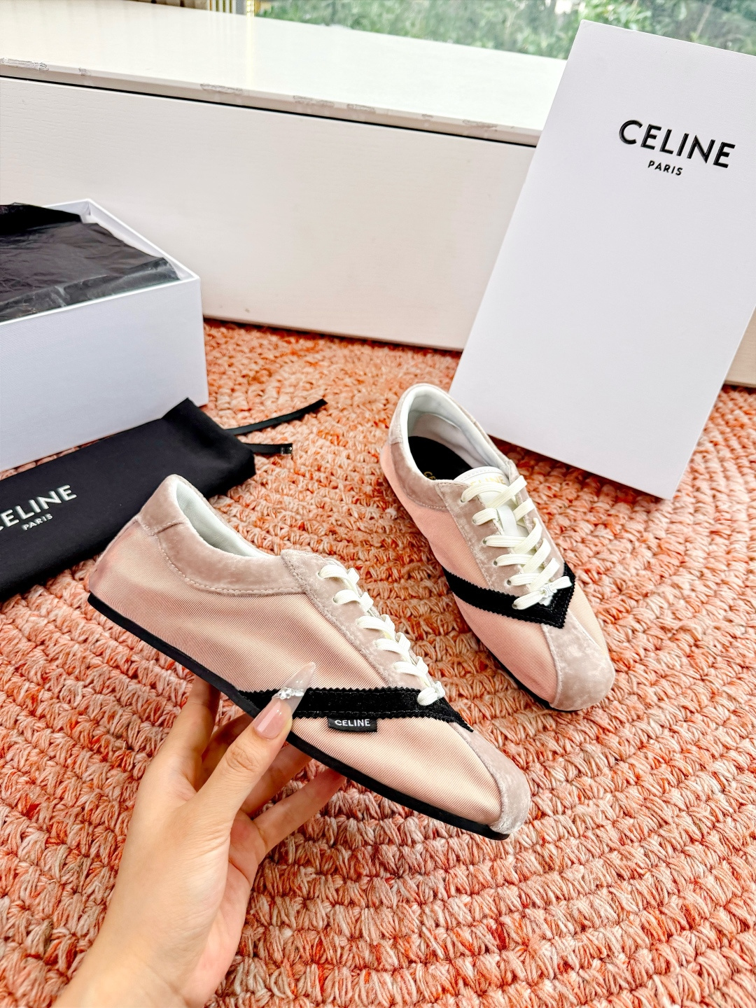 🌾G039所见即所得代购级别CELINE｜赛琳思琳春夏最新款Racer系列 阿甘鞋 配Celine专用品