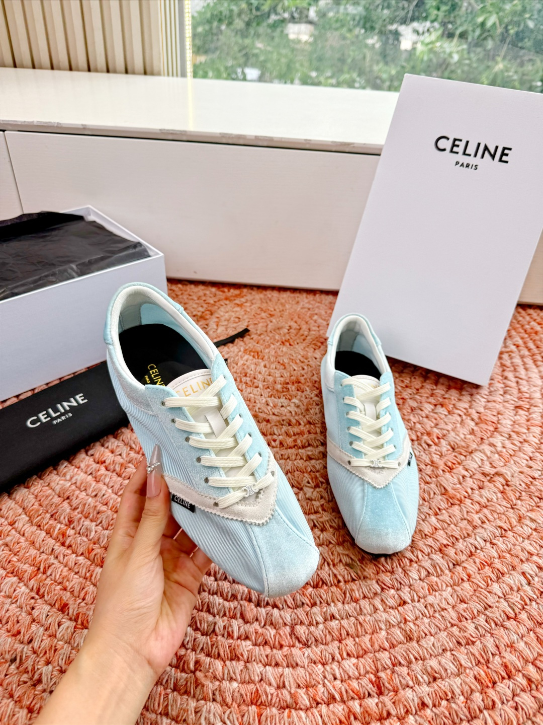 🌾G039所见即所得代购级别CELINE｜赛琳思琳春夏最新款Racer系列 阿甘鞋 配Celine专用品