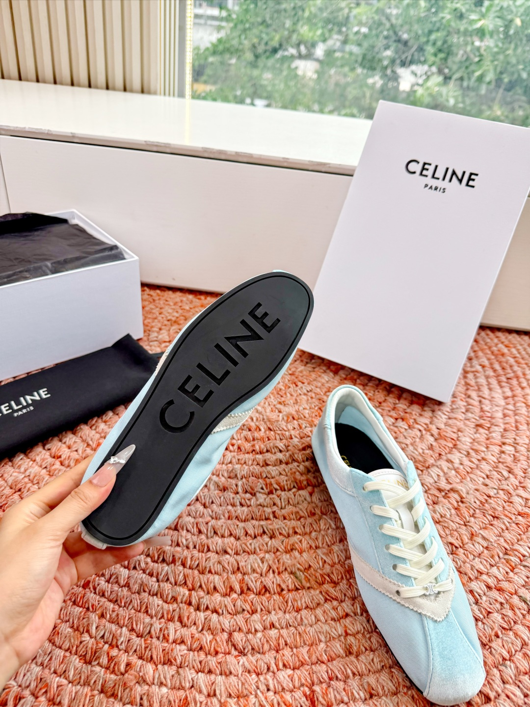 🌾G039所见即所得代购级别CELINE｜赛琳思琳春夏最新款Racer系列 阿甘鞋 配Celine专用品