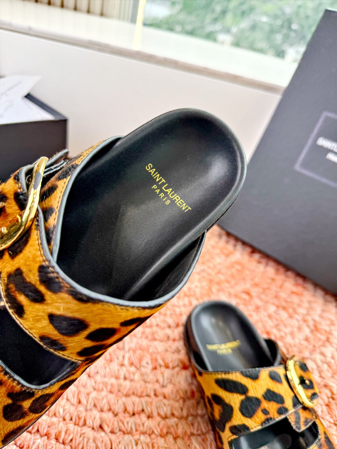 🌾G187Saint Lauren*YSL圣罗兰25ss新品YSL小logo沙滩拖鞋一定要收了它 有一丢