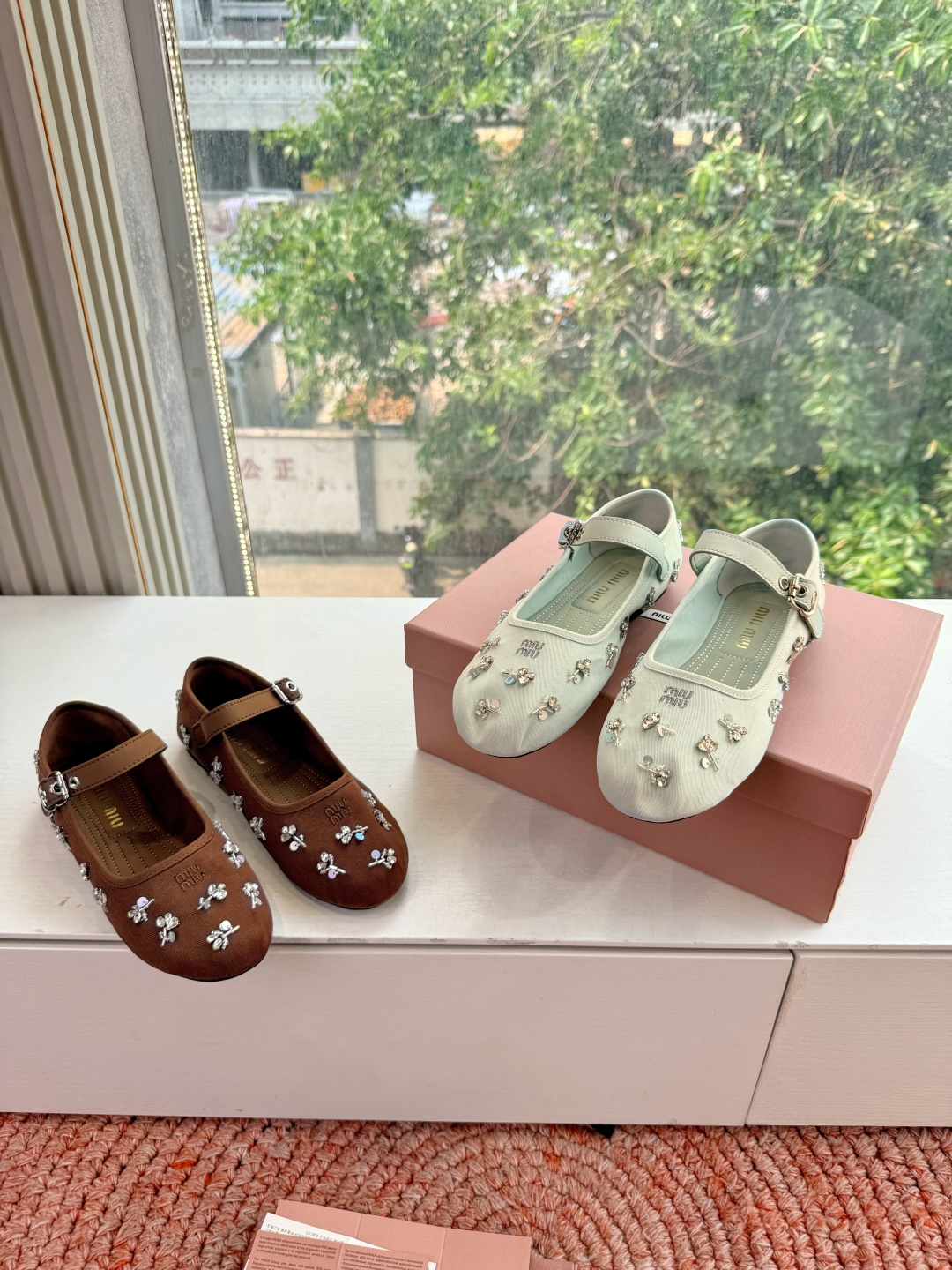 🌾G0286代购级独家上新Miu Miu2026系带玛丽珍乐福鞋Zp开发 手工羊皮平底拖鞋秒杀市面版本M