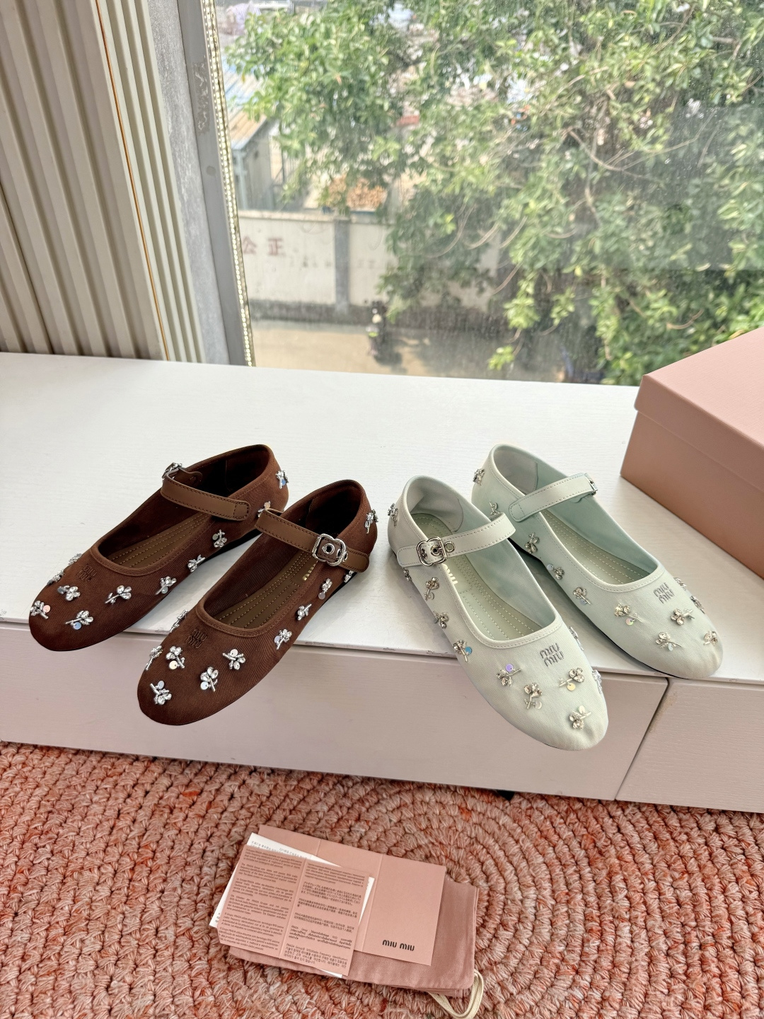 🌾G0286代购级独家上新Miu Miu2026系带玛丽珍乐福鞋Zp开发 手工羊皮平底拖鞋秒杀市面版本M