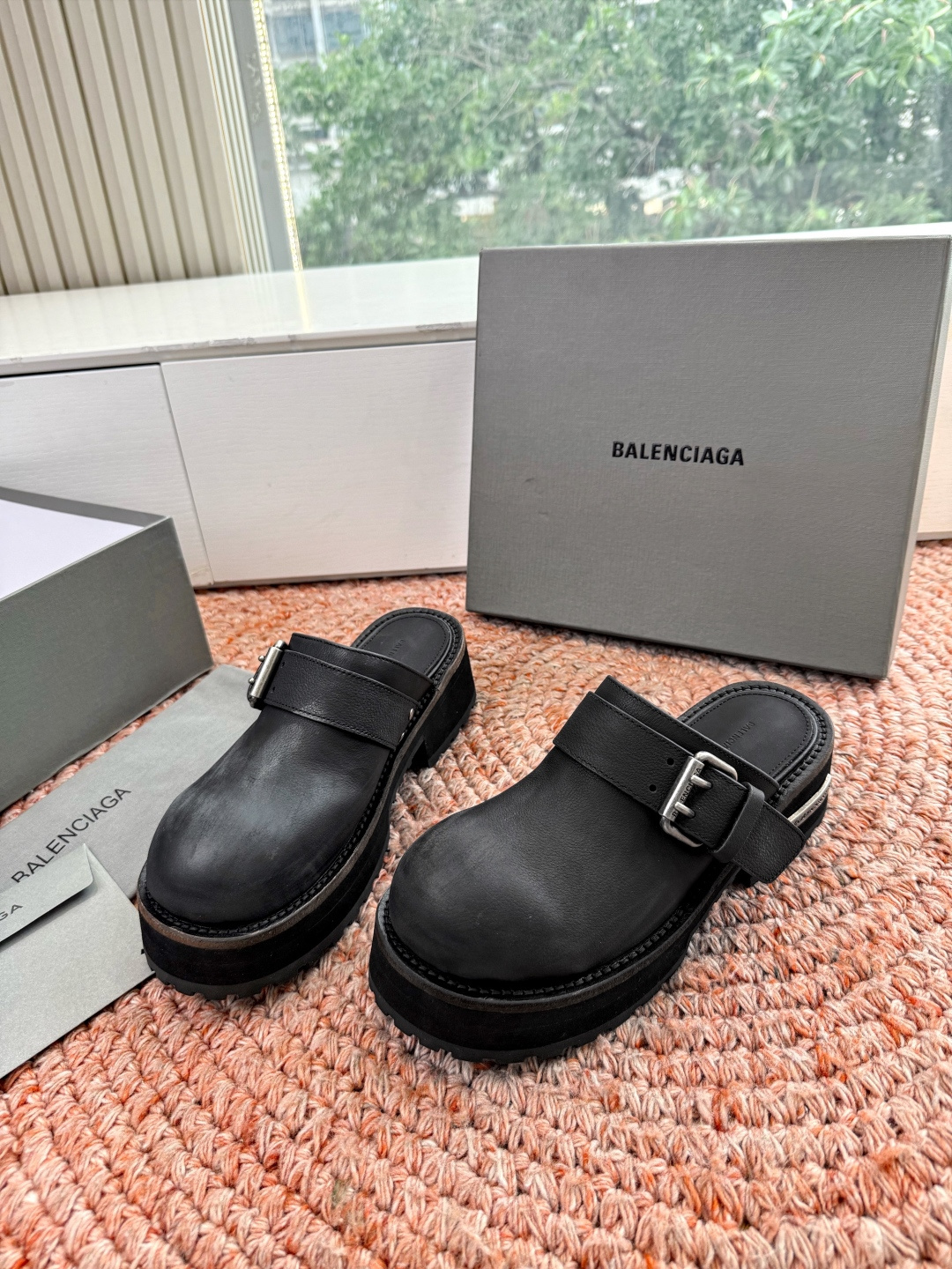 🌾G177对版代购级别Balenciaga巴黎世家2026春毒液Venom英伦复古深口厚底单鞋拖鞋 请认