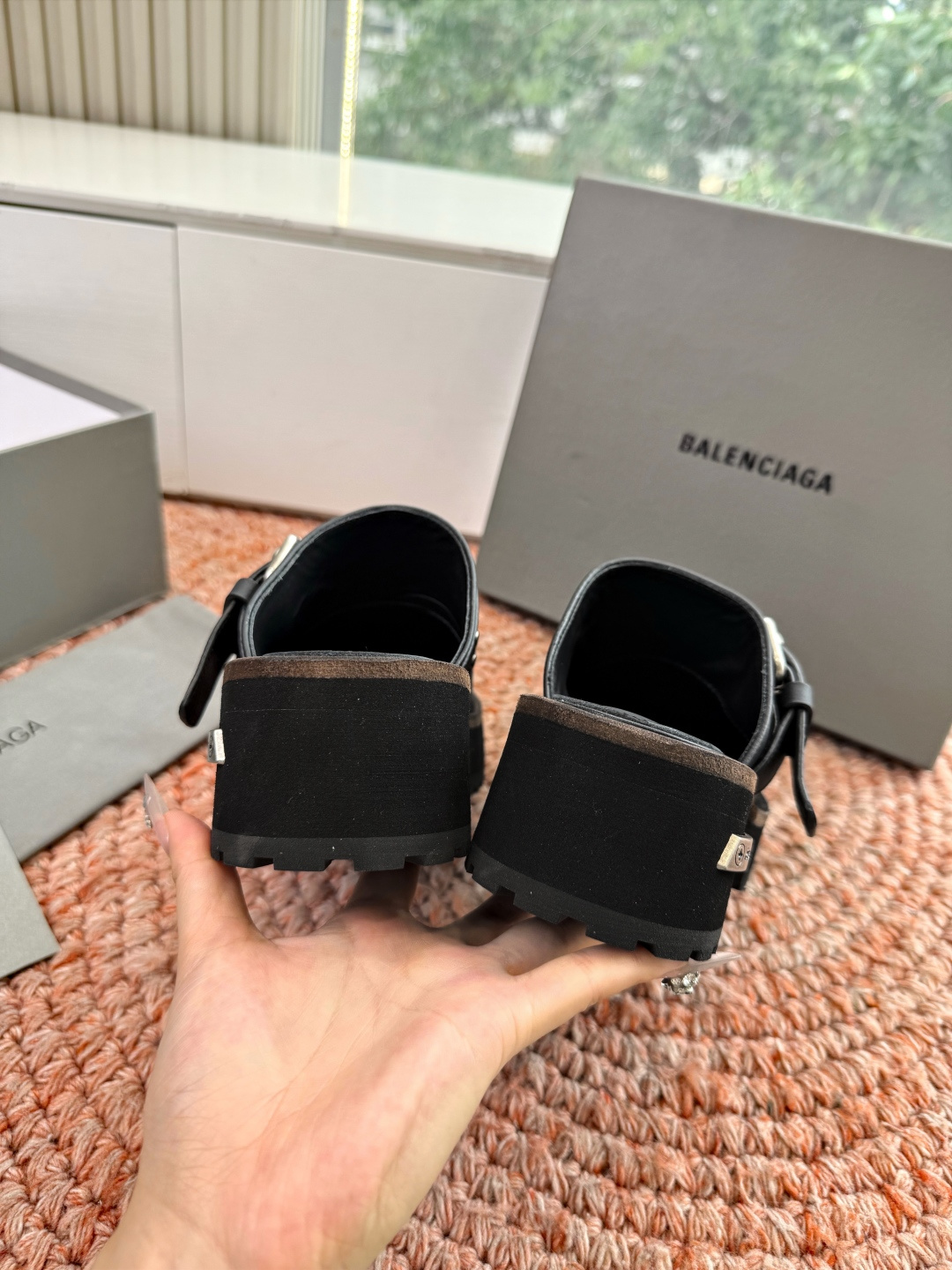 🌾G177对版代购级别Balenciaga巴黎世家2026春毒液Venom英伦复古深口厚底单鞋拖鞋 请认