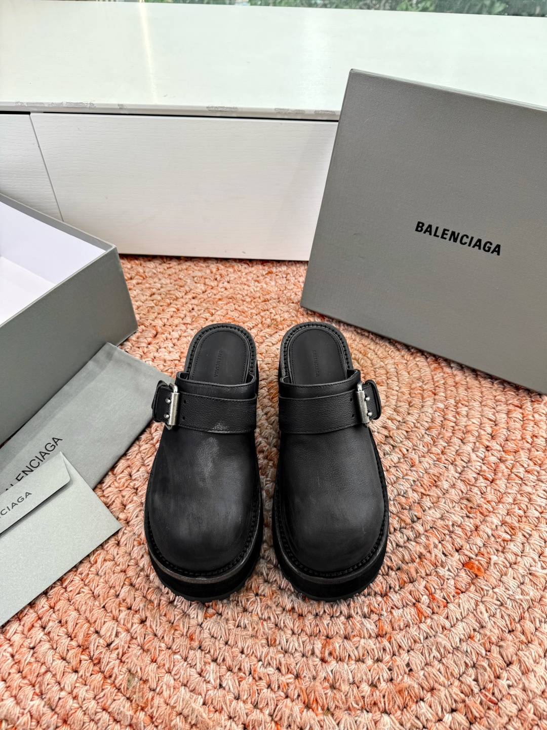 🌾G177对版代购级别Balenciaga巴黎世家2026春毒液Venom英伦复古深口厚底单鞋拖鞋 请认