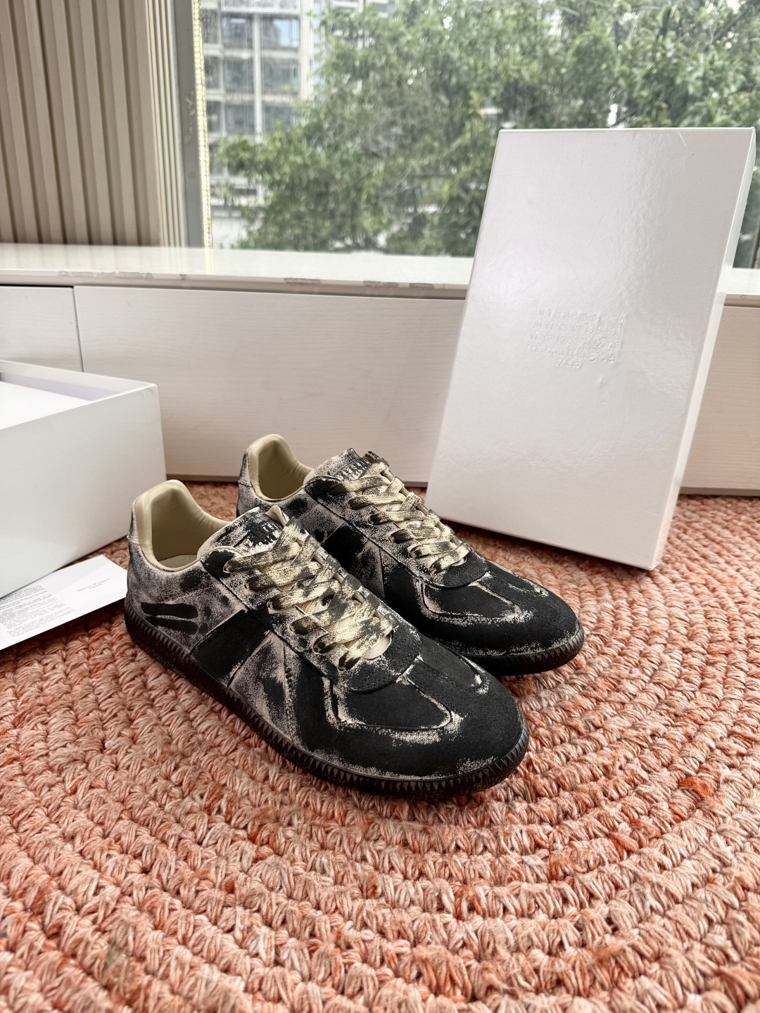 🌾G035顶级版本 代购级别马吉拉饼干鞋MaisonMargiela MM6德训休闲鞋💥鬼才设计师品牌，