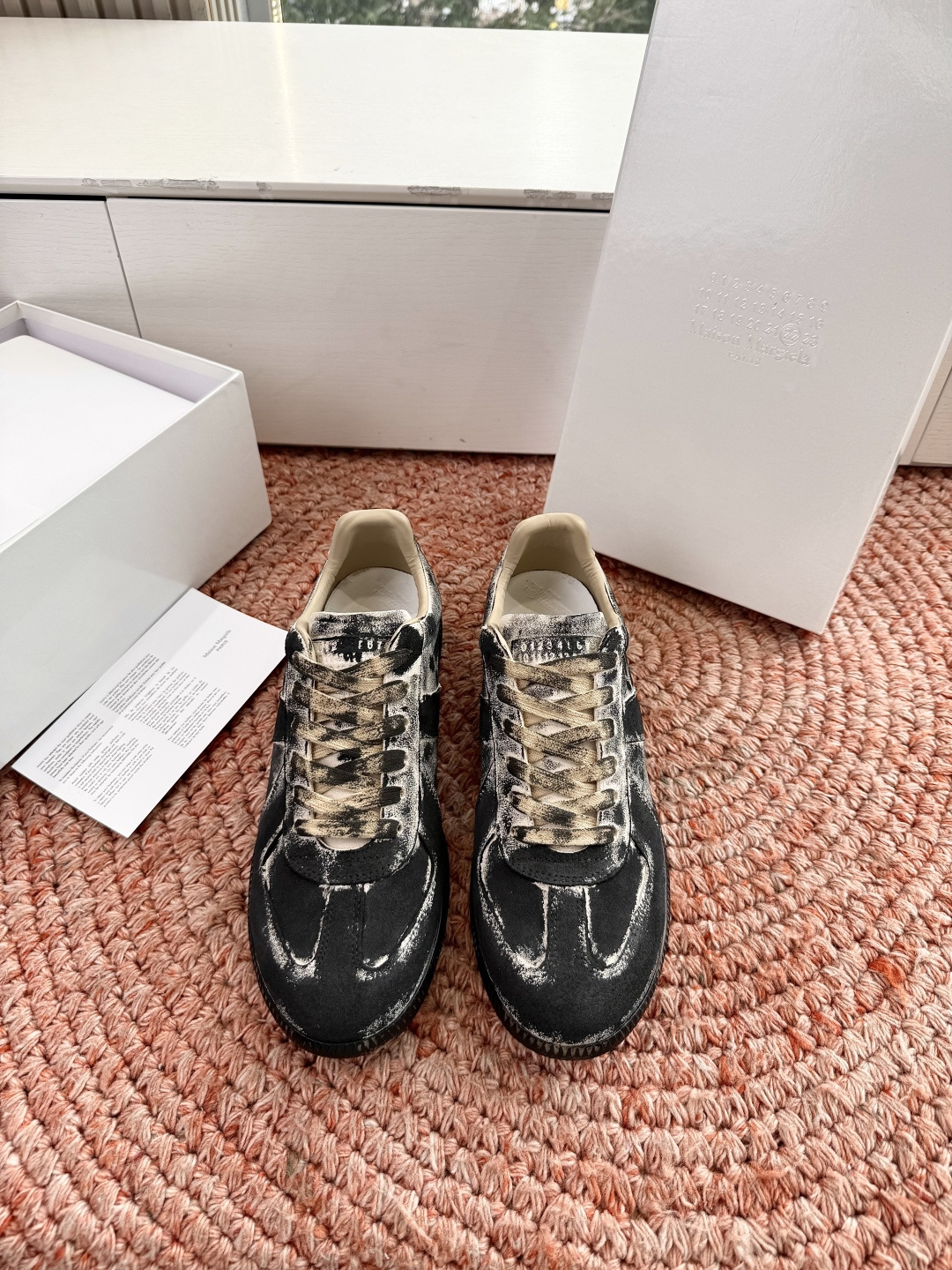 🌾G035顶级版本 代购级别马吉拉饼干鞋MaisonMargiela MM6德训休闲鞋💥鬼才设计师品牌，