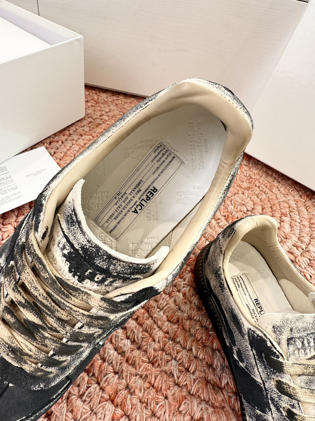 🌾G035顶级版本 代购级别马吉拉饼干鞋MaisonMargiela MM6德训休闲鞋💥鬼才设计师品牌，