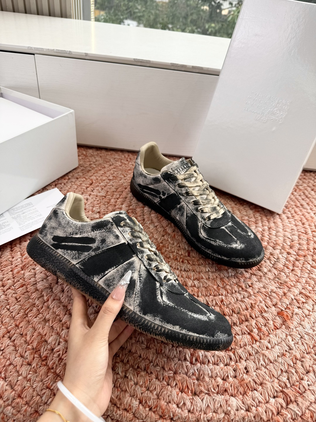 🌾G035顶级版本 代购级别马吉拉饼干鞋MaisonMargiela MM6德训休闲鞋💥鬼才设计师品牌，