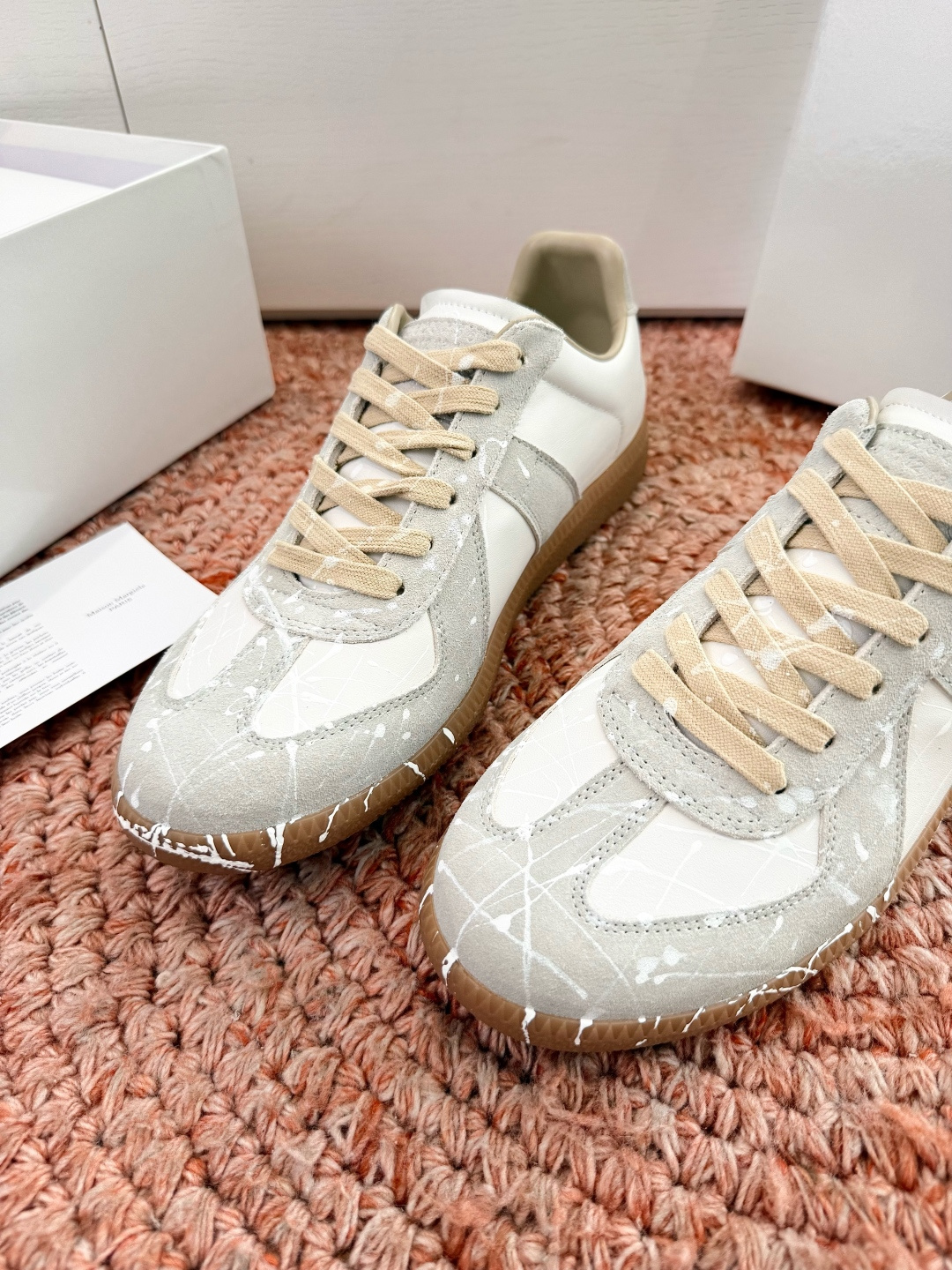 🌾G035顶级版本 代购级别马吉拉饼干鞋MaisonMargiela MM6德训休闲鞋💥鬼才设计师品牌，