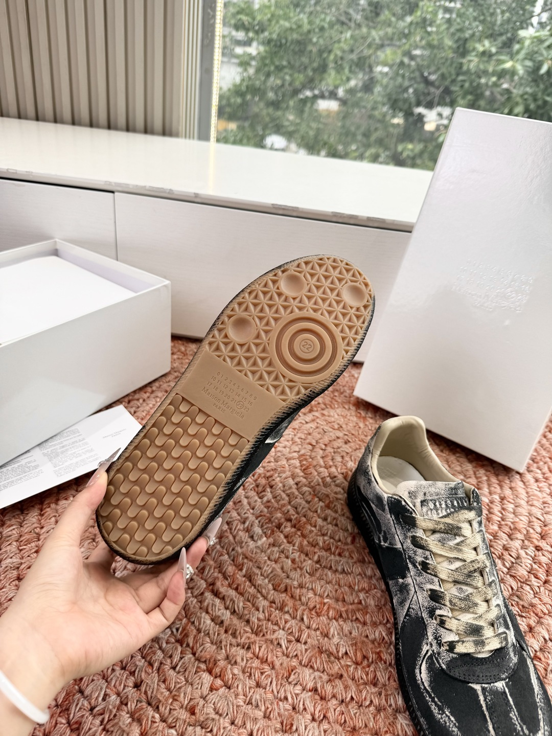 🌾G035顶级版本 代购级别马吉拉饼干鞋MaisonMargiela MM6德训休闲鞋💥鬼才设计师品牌，