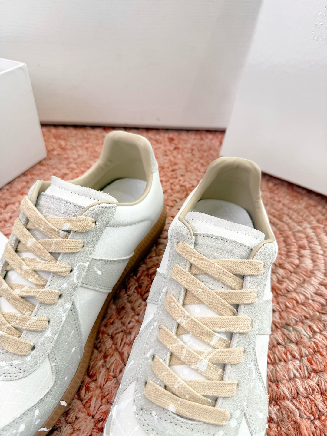 🌾G035顶级版本 代购级别马吉拉饼干鞋MaisonMargiela MM6德训休闲鞋💥鬼才设计师品牌，