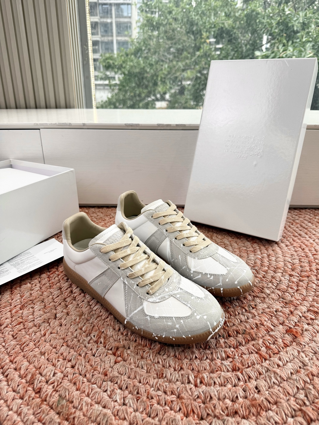 🌾G035顶级版本 代购级别马吉拉饼干鞋MaisonMargiela MM6德训休闲鞋💥鬼才设计师品牌，